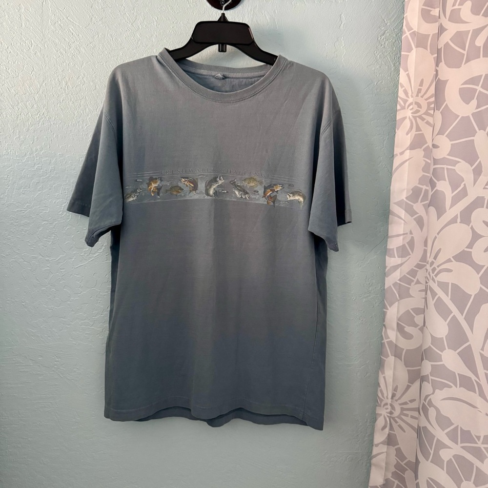 Blue Graphic T-Shirt Size Large